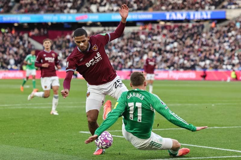 Football. Premier League. West Ham United - Newcastle United. 02.11.2025