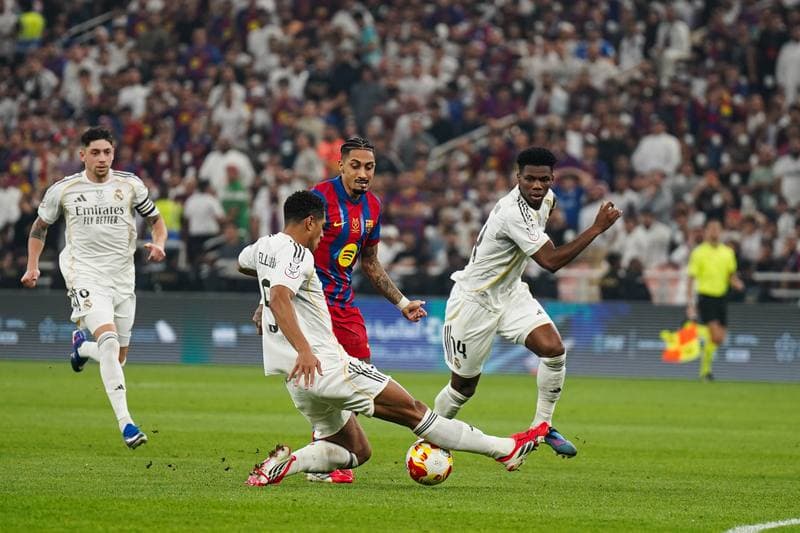 Football. Spanish Super Cup. Barcelona - Real Madrid. 11.01.2026