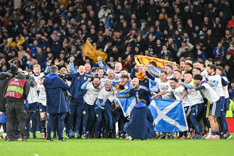 Football. 2026 FIFA World Cup Qualifiers. Scotland - Denmark. 18.11.2025