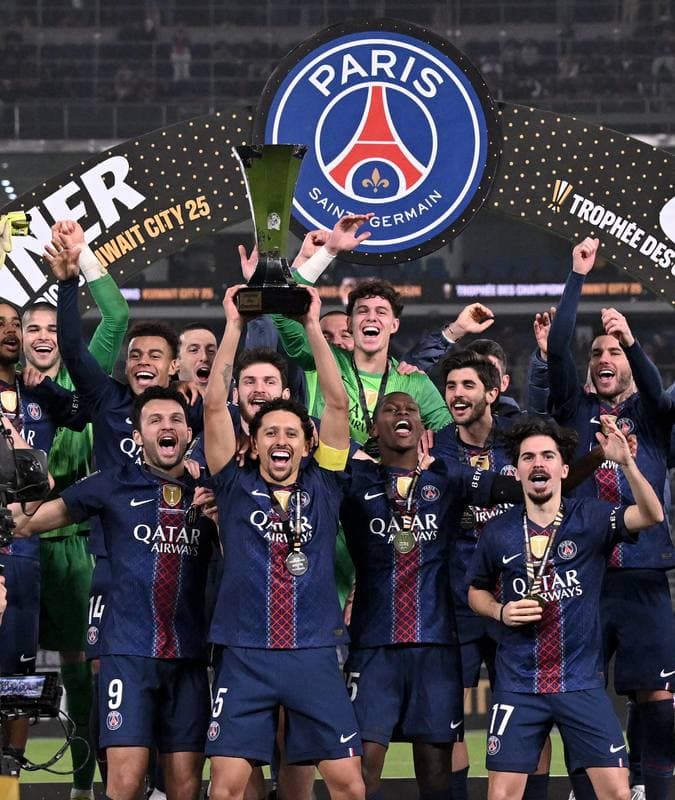 Football. Trophee des Champions. Paris Saint-Germain - Olympique de Marseille. 08.01.2026