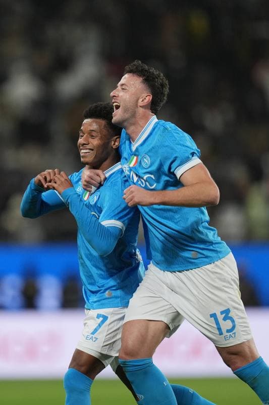 Football. EA Sports FC Supercup. Napoli - Bologna. 22.12.2025