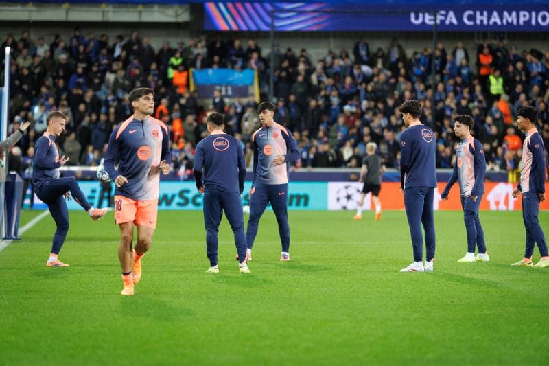 Football. UEFA Champions League. Club Brugge - Barcelona. 05.11.2025