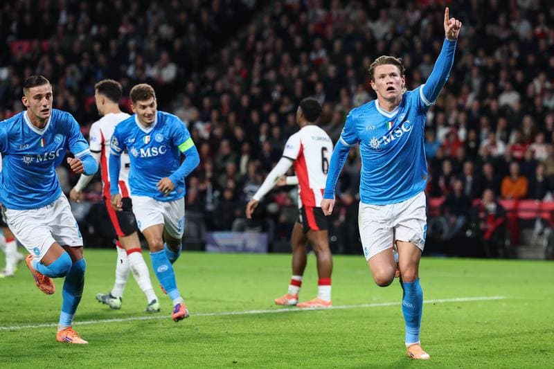 Football. UEFA Champions League. PSV Eindhoven - Napoli. 21.10.2025