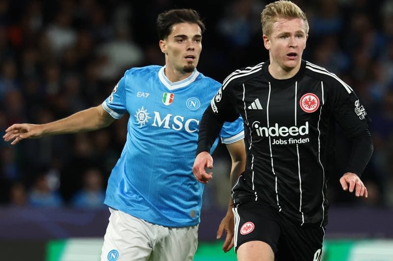 Football. UEFA Champions League. SSC Napoli - Eintracht Frankfurt. 04.11.2025