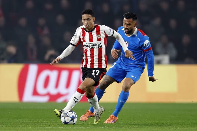 Football. UEFA Champions League. PSV Eindhoven - Atletico Madrid. 09.12.2025