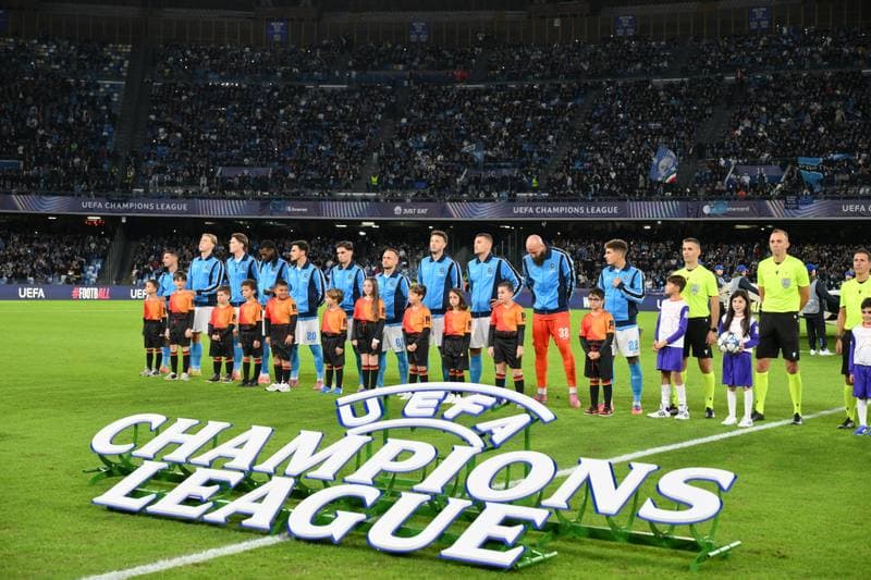 Football. UEFA Champions League. Napoli - Eintracht Frankfurt. 04.11.2025