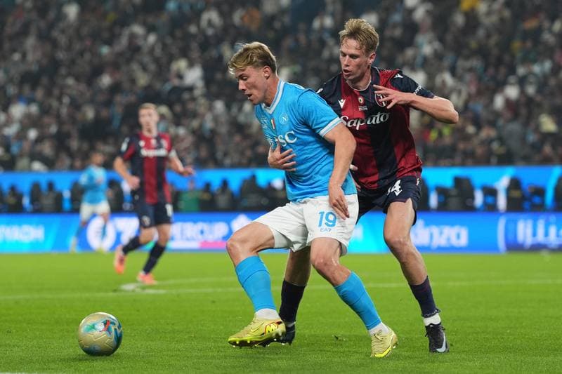 Football. EA Sports FC Supercup. Napoli - Bologna. 22.12.2025