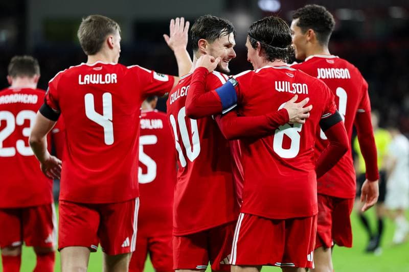 Football. 2026 FIFA World Cup Qualifiers. Wales - North Macedonia. 18.11.2025