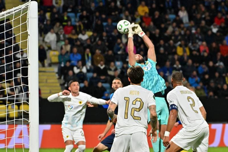 Football. UEFA Conference League. Celje - AEK Athens. 02.10.2025