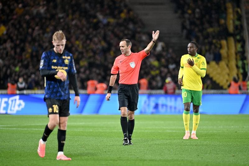 Football. Ligue 1. FC Nantes - Lille OSC. 19.10.2025