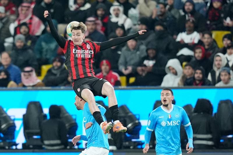 Football. EA Sports FC Supercup. Napoli - AC Milan. 18.12.2025