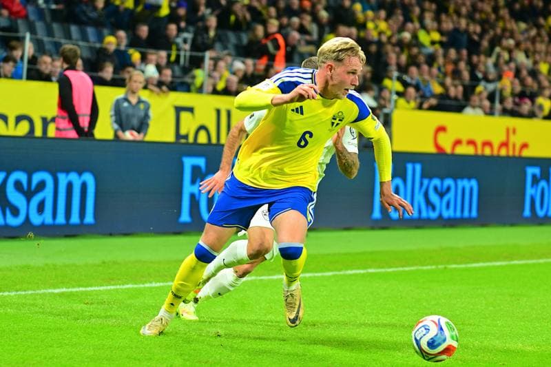 Football. FIFA World Cup Qualifiers. Sweden - Slovenia. 18.11.2025