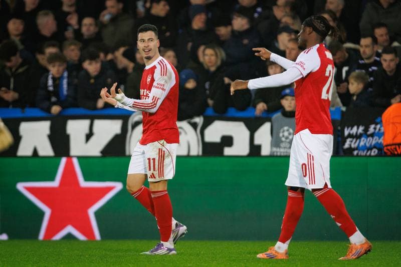 Football. UEFA Champions League. Club Brugge - Arsenal. 10.12.2025
