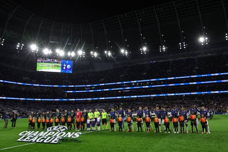 Football. UEFA Champions League. Tottenham Hotspur - F.C. Copenhagen. 04.11.2025