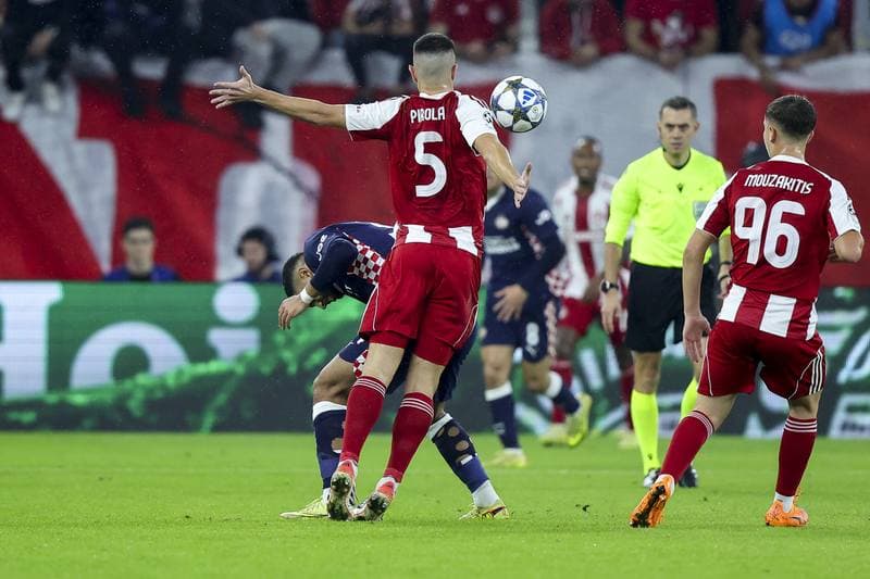 Football. UEFA Champions League. Olympiacos - PSV Eindhoven. 04.11.2025