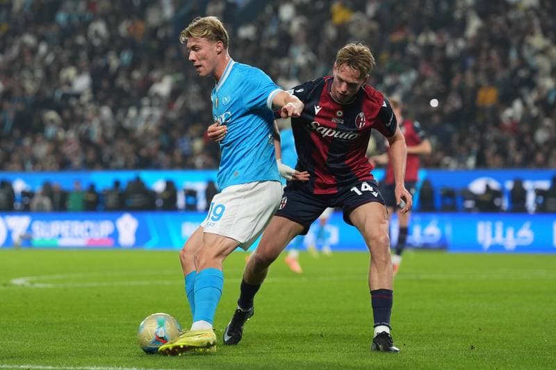Football. EA Sports FC Supercup. Napoli - Bologna. 22.12.2025