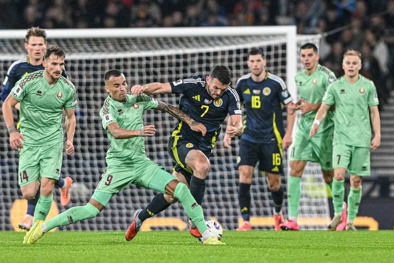 Football. 2026 FIFA World Cup Qualifiers. Scotland - Belarus. 12.10.2025