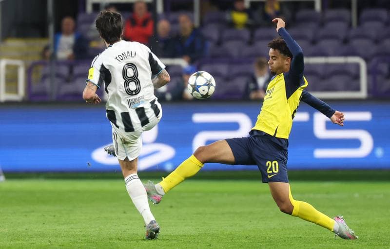 Football. UEFA Champions League. Royale Union Saint-Gilloise - Newcastle United. 01.10.2025