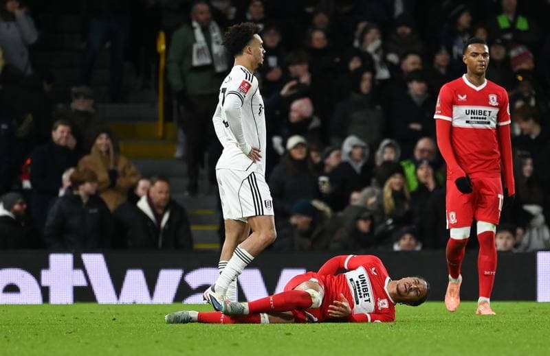 Football. Emirates FA Cup. Fulham - Middlesbrough. 10.01.2026