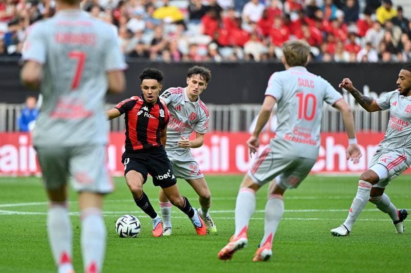 Football. Ligue 1 McDonald's. OGC Nice - Olympique Lyonnais. 18.10.2025