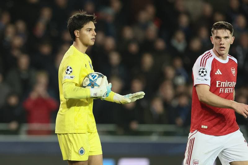 Football. UEFA Champions League. Club Brugge - Arsenal. 10.12.2025