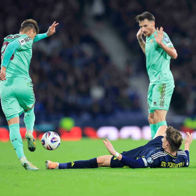 Football. 2026 FIFA World Cup Qualifiers. Scotland - Belarus. 12.10.2025