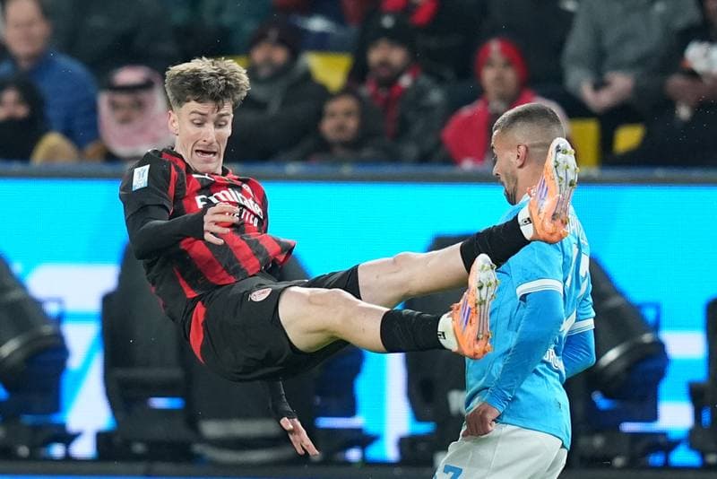 Football. EA Sports FC Supercup. Napoli - AC Milan. 18.12.2025