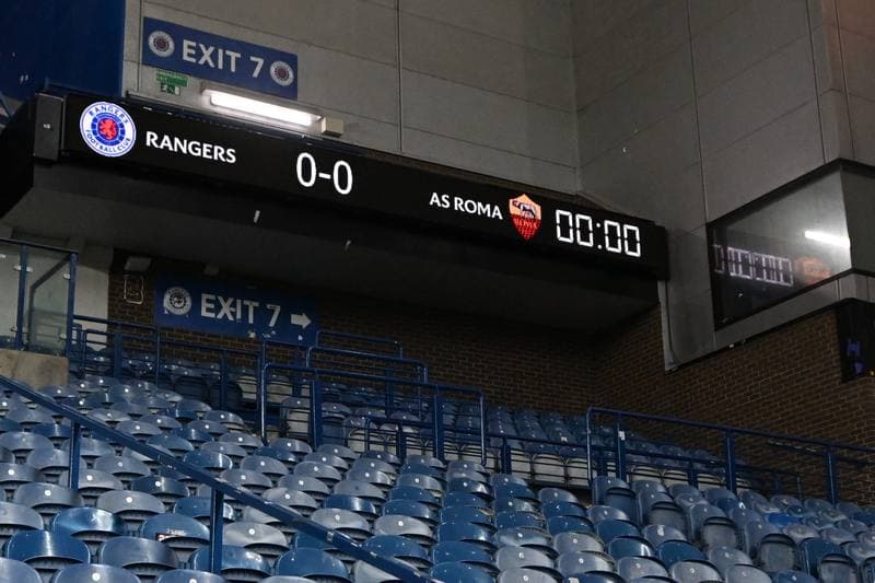 Football. UEFA Europa League. Rangers - A.S. Roma. 06.11.2025