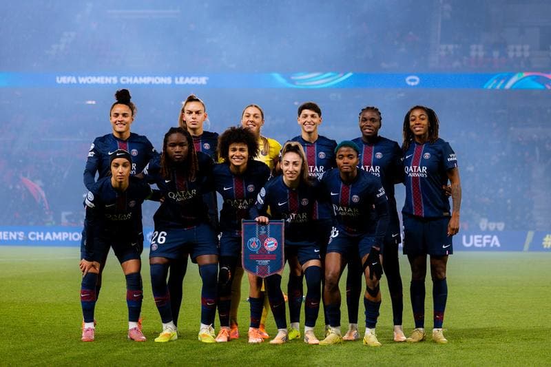 Football. UEFA Women's Champions League. Paris Saint-Germain - FC Bayern Munich. 16.03.2026
