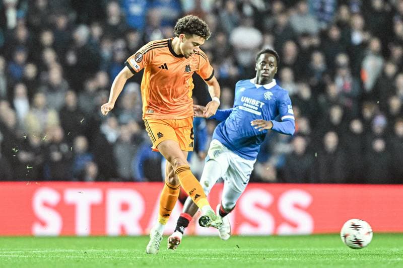 Football. UEFA Europa League. Rangers - A.S. Roma. 06.11.2025