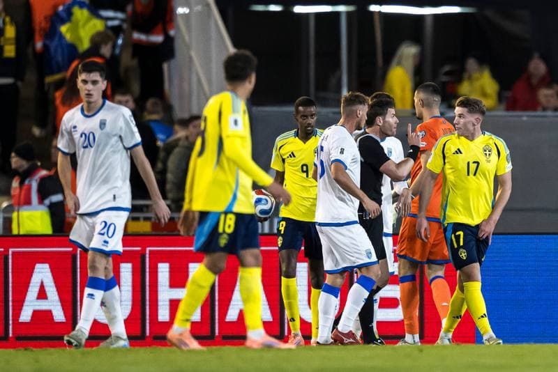 Football. FIFA World Cup Qualifier. Sweden - Kosovo. 13.10.2025