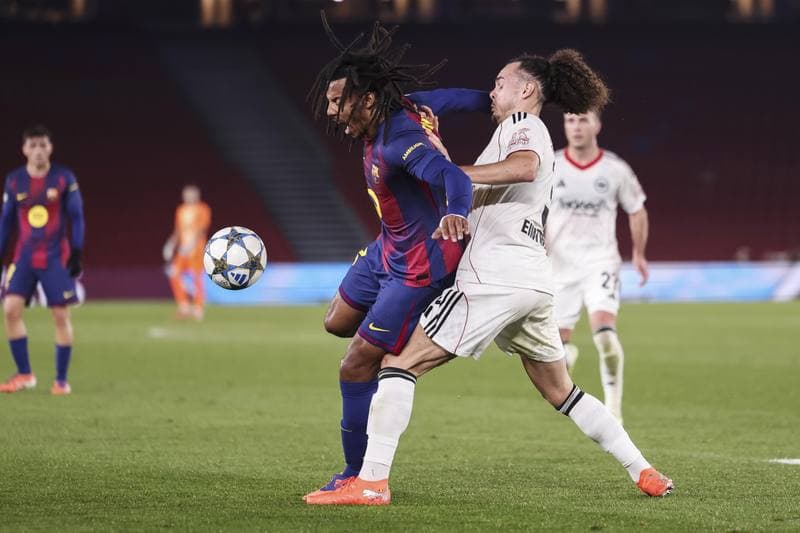 Football. UEFA Champions League. FC Barcelona - Eintracht Frankfurt. 09.12.2025