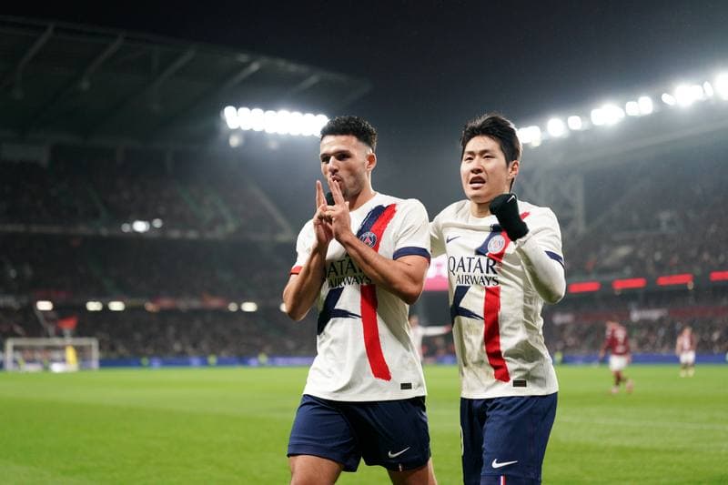 Football. Ligue 1. FC Metz - Paris Saint-Germain. 13.12.2025