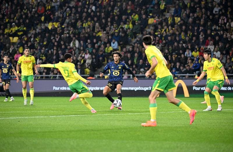 Football. Ligue 1. FC Nantes - Lille OSC. 19.10.2025