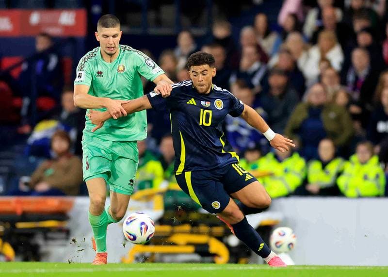 Football. 2026 FIFA World Cup Qualifiers. Scotland - Belarus. 12.10.2025