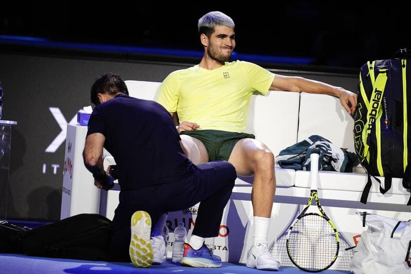 Tennis. ATP Finals. Carlos Alcaraz - Jannik Sinner. 16.11.2025
