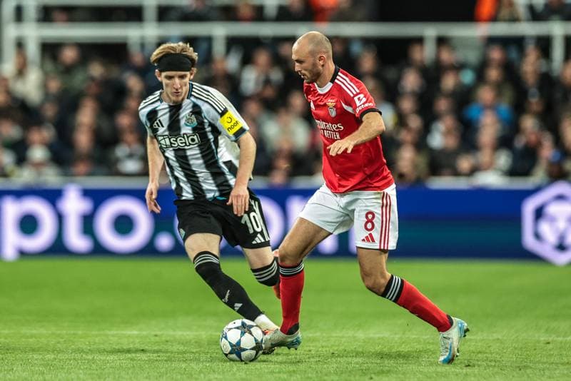 Football. UEFA Champions League. Newcastle United - Benfica. 21.10.2025