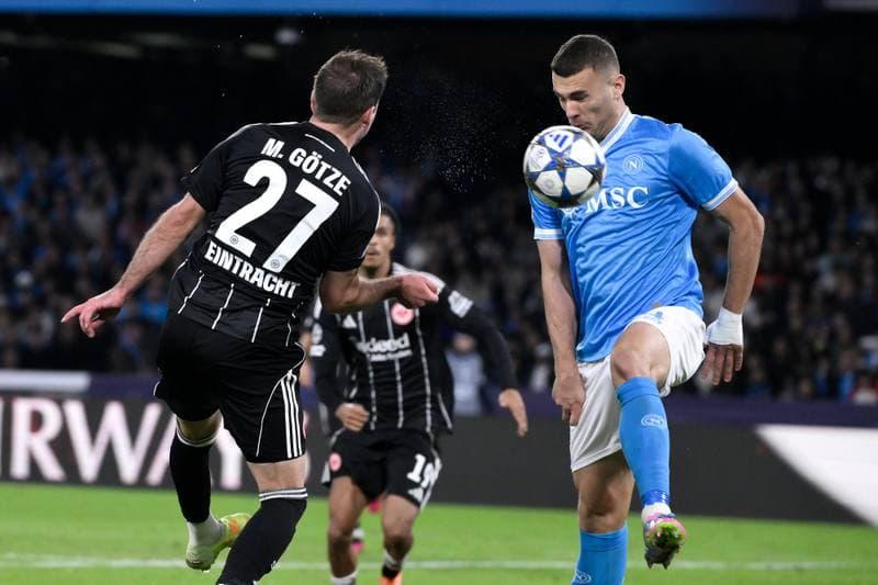 Football. UEFA Champions League. SSC Napoli - Eintracht Frankfurt. 04.11.2025