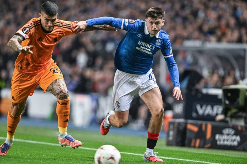 Football. UEFA Europa League. Rangers - A.S. Roma. 06.11.2025