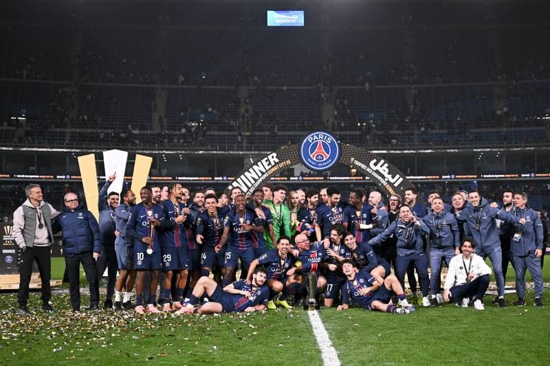 Football. Trophee des Champions. Paris Saint-Germain - Olympique de Marseille. 08.01.2026