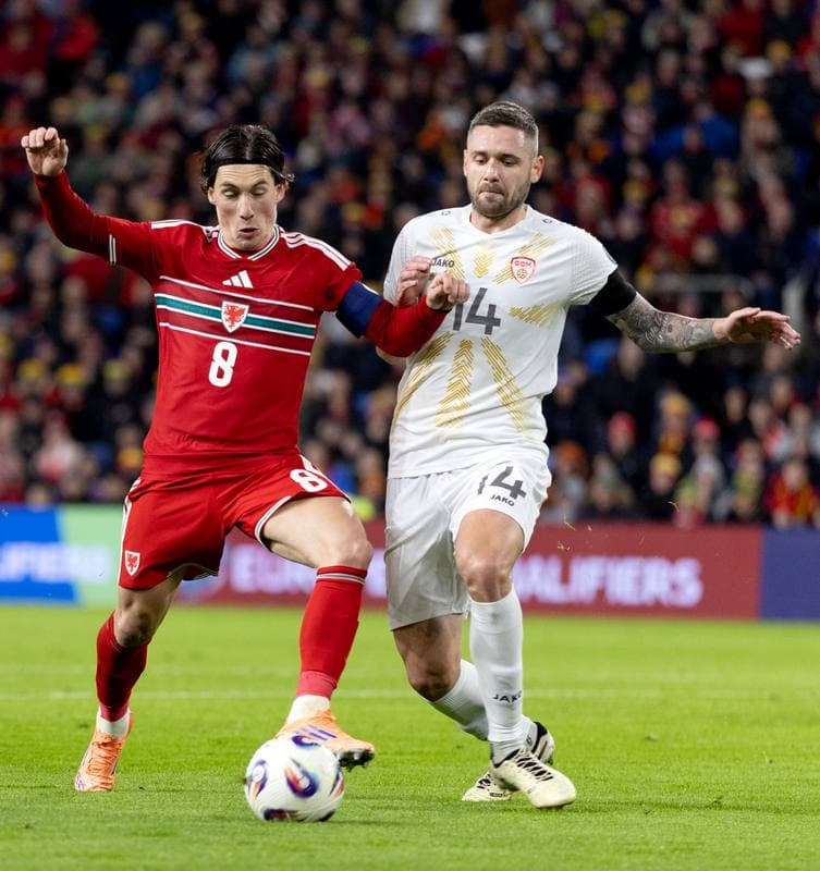 Football. 2026 FIFA World Cup Qualifiers. Wales - North Macedonia. 18.11.2025