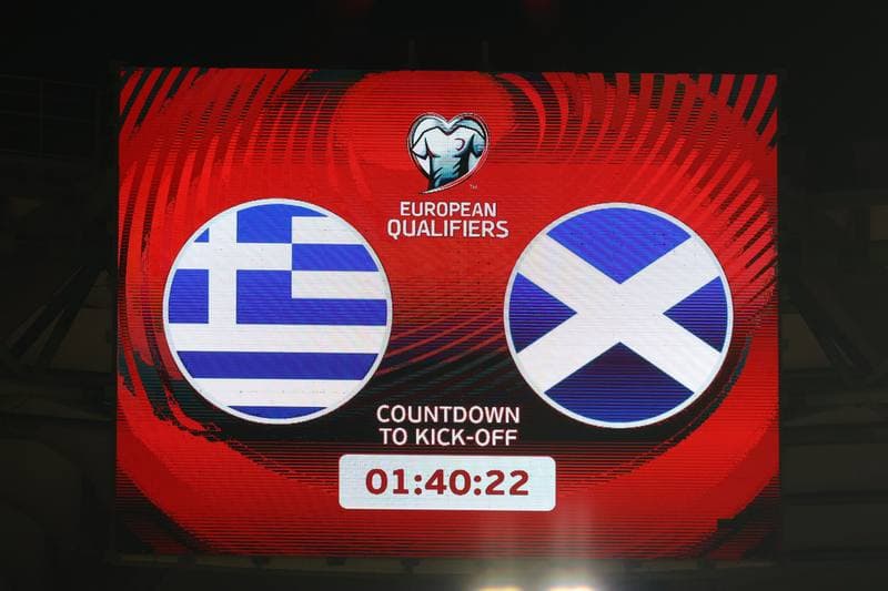 Football. 2026 FIFA World Cup Qualifiers. Greece - Scotland. 15.11.2025