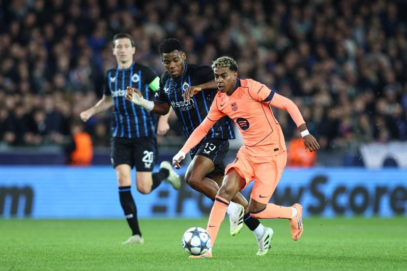 Football. UEFA Champions League. Club Brugge - Barcelona. 05.11.2025