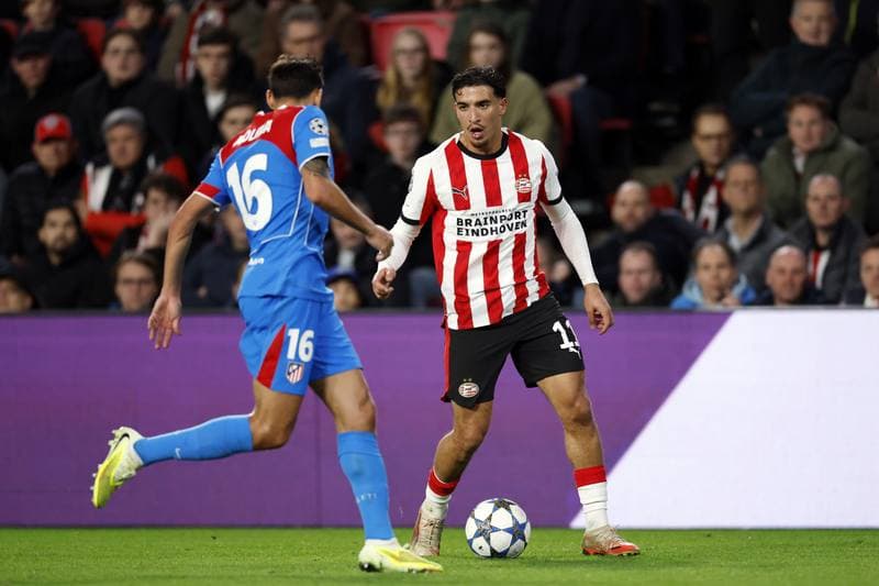 Football. UEFA Champions League. PSV Eindhoven - Atletico Madrid. 09.12.2025
