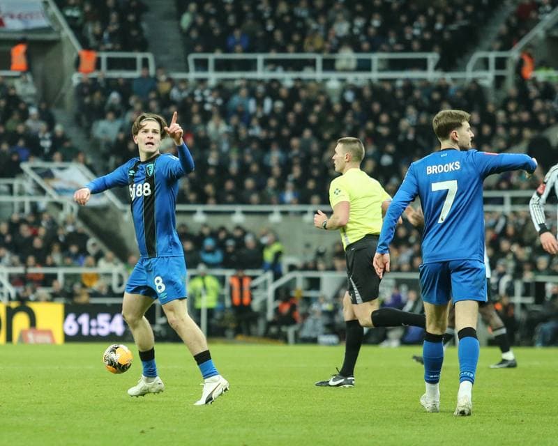 Football. Emirates FA Cup. Newcastle United - Bournemouth. 10.01.2026