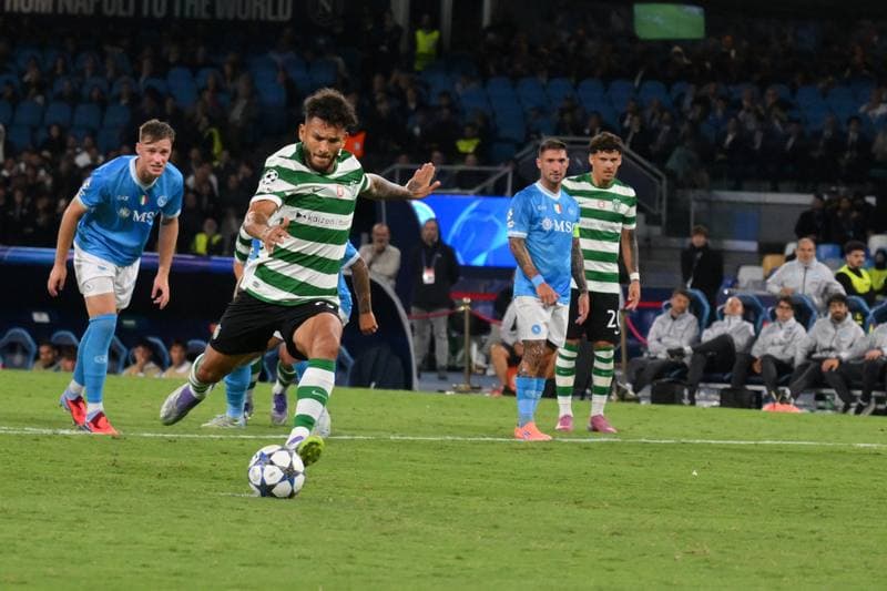 Football. UEFA Champions League. Napoli - Sporting CP. 01.10.2025