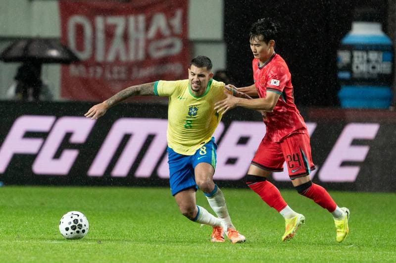 Football. Friendly Match. South Korea - Brazil. 10.10.2025