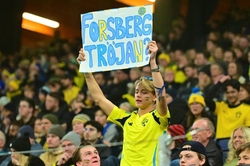 Football. FIFA World Cup Qualifiers. Sweden - Slovenia. 18.11.2025