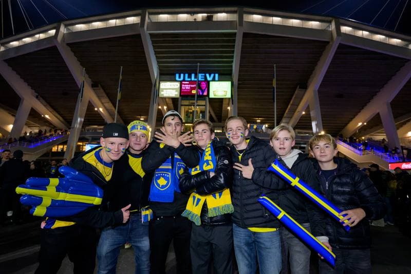 Football. FIFA World Cup Qualifier. Sweden - Kosovo. 13.10.2025