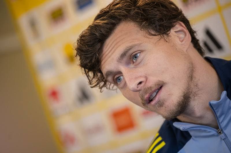 Football. Sweden. Mixed Zone. 08.10.2025